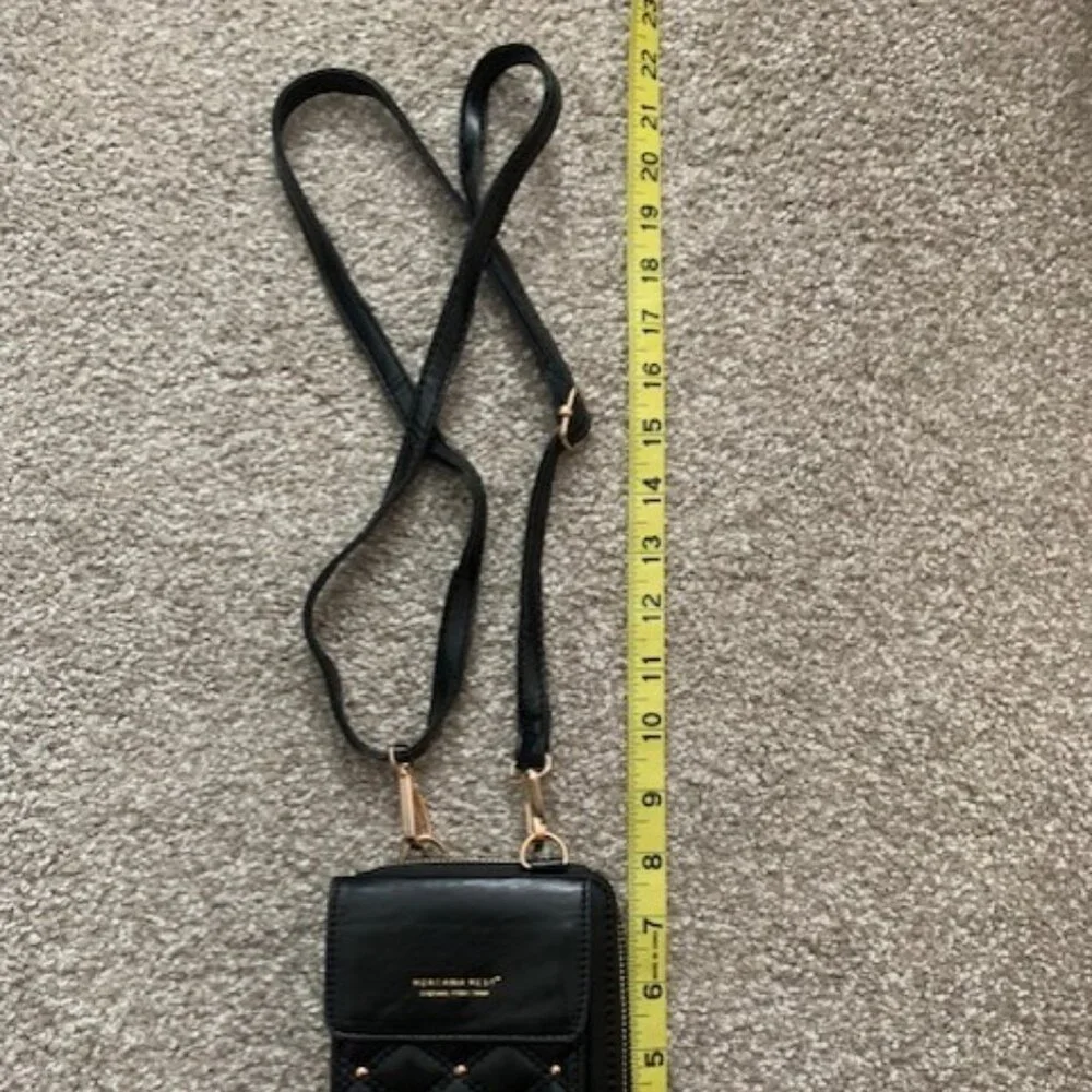NWOT Montana West Leather Zip Around Phone Wallet